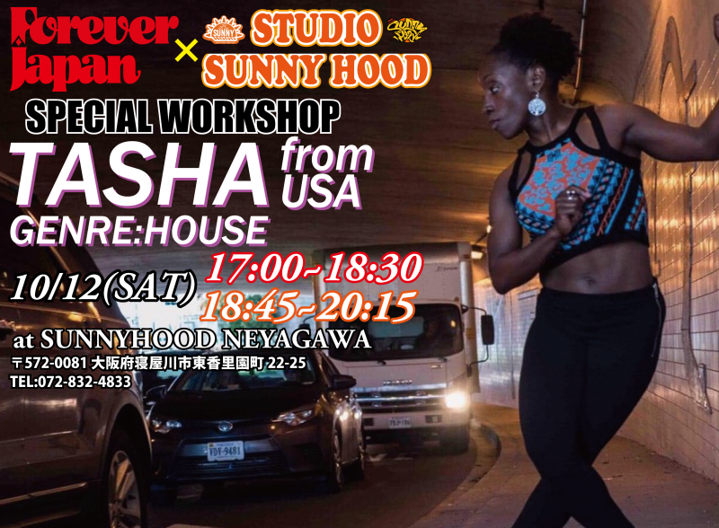 FOREVER JAPAN×STUDIO SUNNYHOOD SP WORKSHOP 開催!【TASHA】